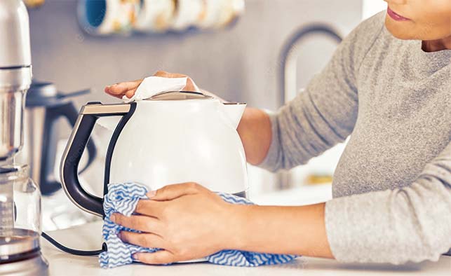 How to clean electric kettle